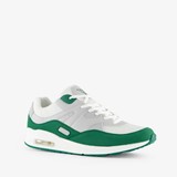 Heren sneakers met airzool groen wit