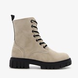 Meisjes veterboots van imitatiesuède