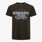 Heren T-shirt met tekstopdruk groen