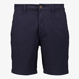 Heren chino short donkerblauw