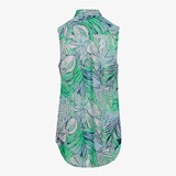 Dames blouse mouwloos met print