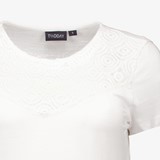 Dames T-shirt met dessin wit