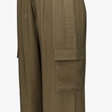 Dames cargo pantalon donkergroen
