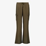 Dames cargo pantalon donkergroen