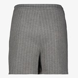 Dames skort grijs met pinstripe