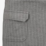 Dames skort grijs met pinstripe