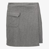 Dames skort grijs met pinstripe
