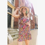 Dames strohoed bruin