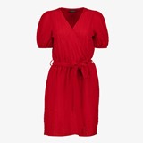 Dames wikkeljurk rood