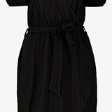 Dames wikkeljurk zwart