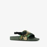 Kinder badslippers met hielbandje dino