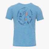 Jongens T-shirt met smiley blauw