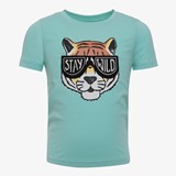 Jongens T-shirt met tijger blauw