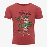 Jongens T-shirt met opdruk rood