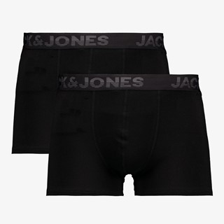 Jack & Jones RETRO SHORT 6ER PACK SOLID - Boxershort - schwarz/zwart
