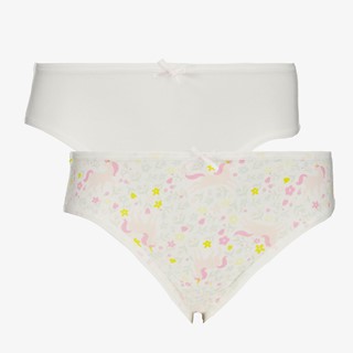 TwoDay 2-pack meisjes hipsters unicorn roze