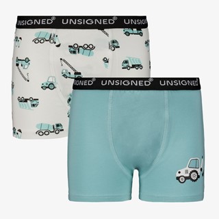 Unsigned 2-pack jongens boxershorts tractor