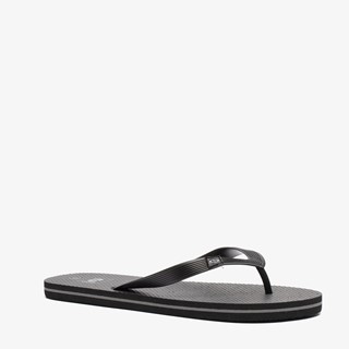 Heren teenslippers zwart