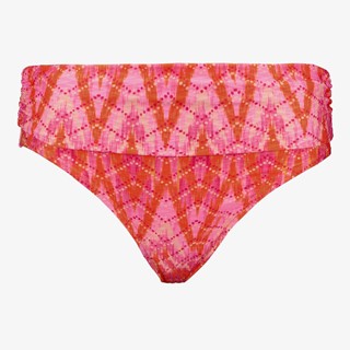 Osaga dames bikinibroekje met overslag print roze