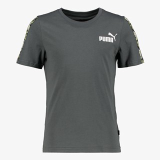 Puma Essentials Tape kinder sport T-shirt grijs