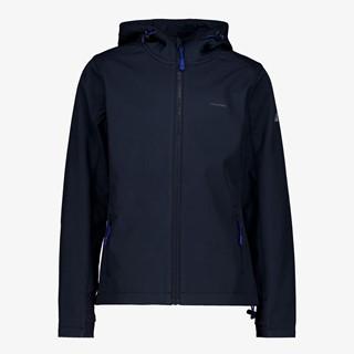 Mountain Peak kinder softshell jas blauw