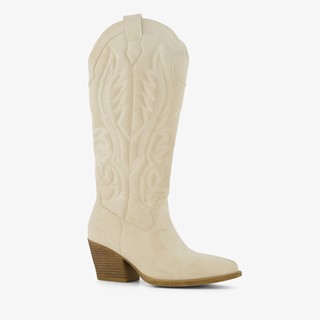 Blue Box dames western boots wit