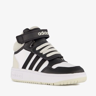 Adidas Hoops Mid 3.0 kinder sneakers wit zwart