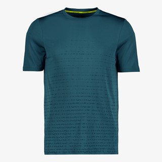 Osaga Dry seamless heren sport T-shirt blauw