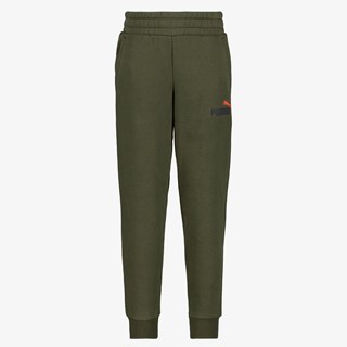 Puma ESS Logo FL CL B kinder joggingbroek groen