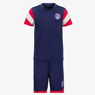 PSG tweedelige kinder sport set blauw