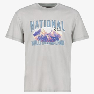 Produkt heren T-shirt met opdruk grijs
