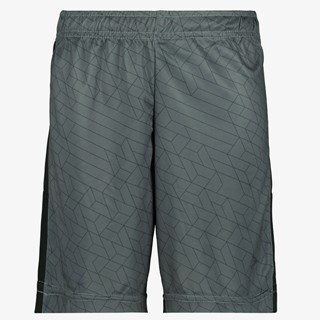 Dutchy Dry jongens voetbalshort grijs met print