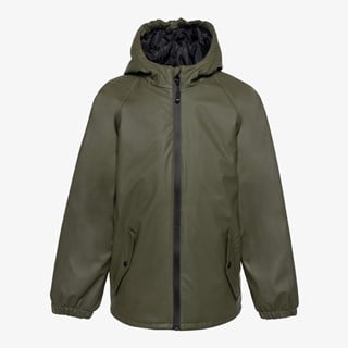 Mountain Peak gevoerde kinder regenjas groen