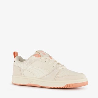 Puma Rebound V6 Low Coquette dames sneakers beige