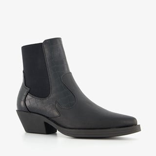 ONLY Shoes dames western enkellaarsjes zwart