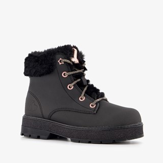 Skechers Street Glitz gevoerde veterboots zwart