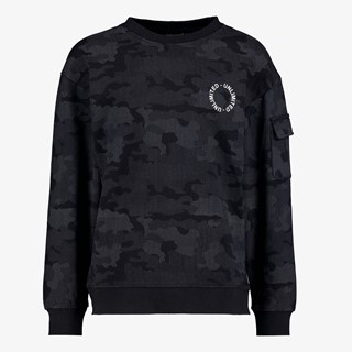 Unsigned jongens sweater met camouflage print