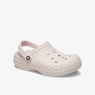 Crocs Baya Lined dames klompen gevoerd lichtroze