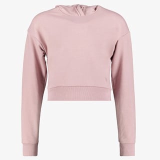 Osaga cropped meisjes hoodie lichtroze