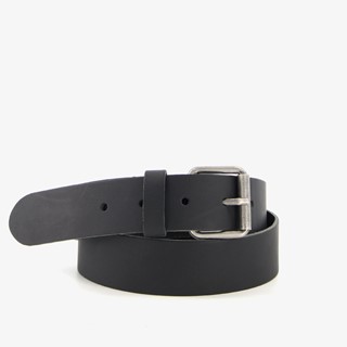 Leren heren riem zwart