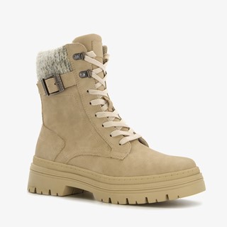 beige boots scapino