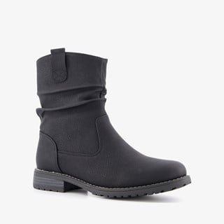 Blue Box dames enkellaarsjes zwart