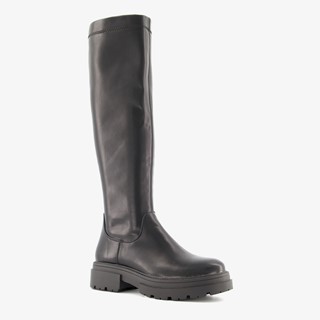 Blue Box hoge dames boots zwart