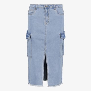 TwoDay dames lange cargo spijkerrok