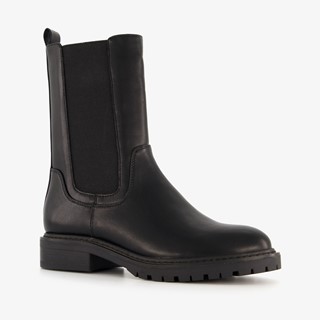 Blue Box dames chelsea boots zwart