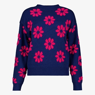 TwoDay gebreide dames trui blauw