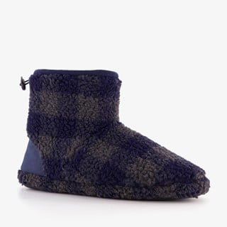 Thu!s teddy heren pantoffels blauw