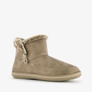 Skechers Cozy Campfire dames pantoffels beige