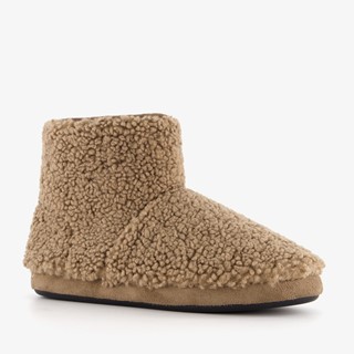 Thu!s teddy heren pantoffels beige