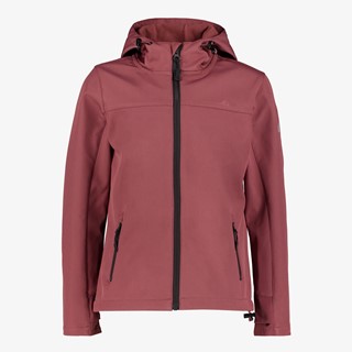 Mountain Peak kinder outdoor softshell jas roze